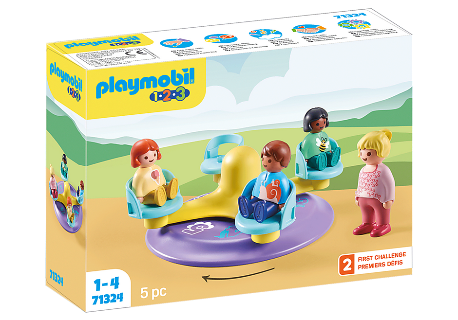 PLAYMOBIL 1.2.3 Merry-Go-Round - 71324