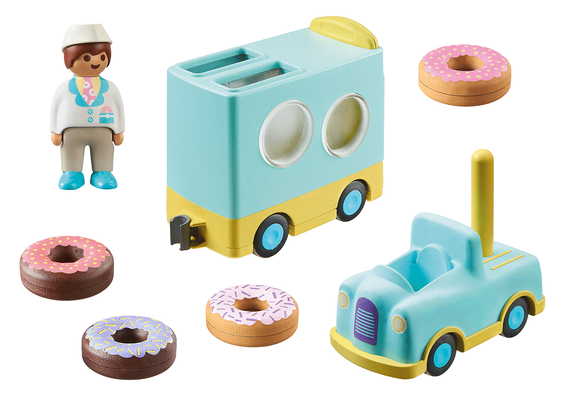 71325 1.2.3: Skør Donut Truck med stable- og sorteringsfunktion zoom image4