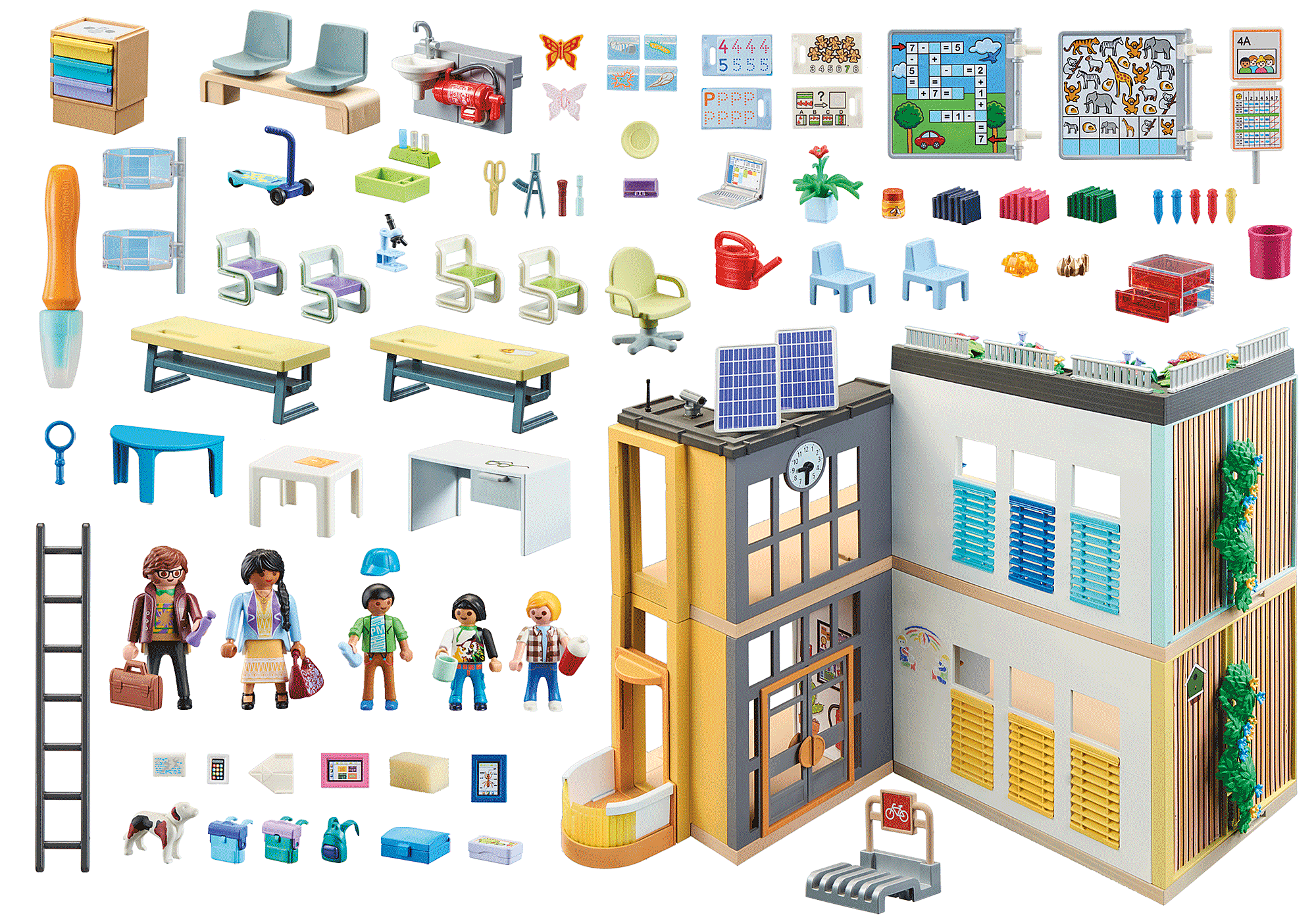 Ecole aménagée Playmobil