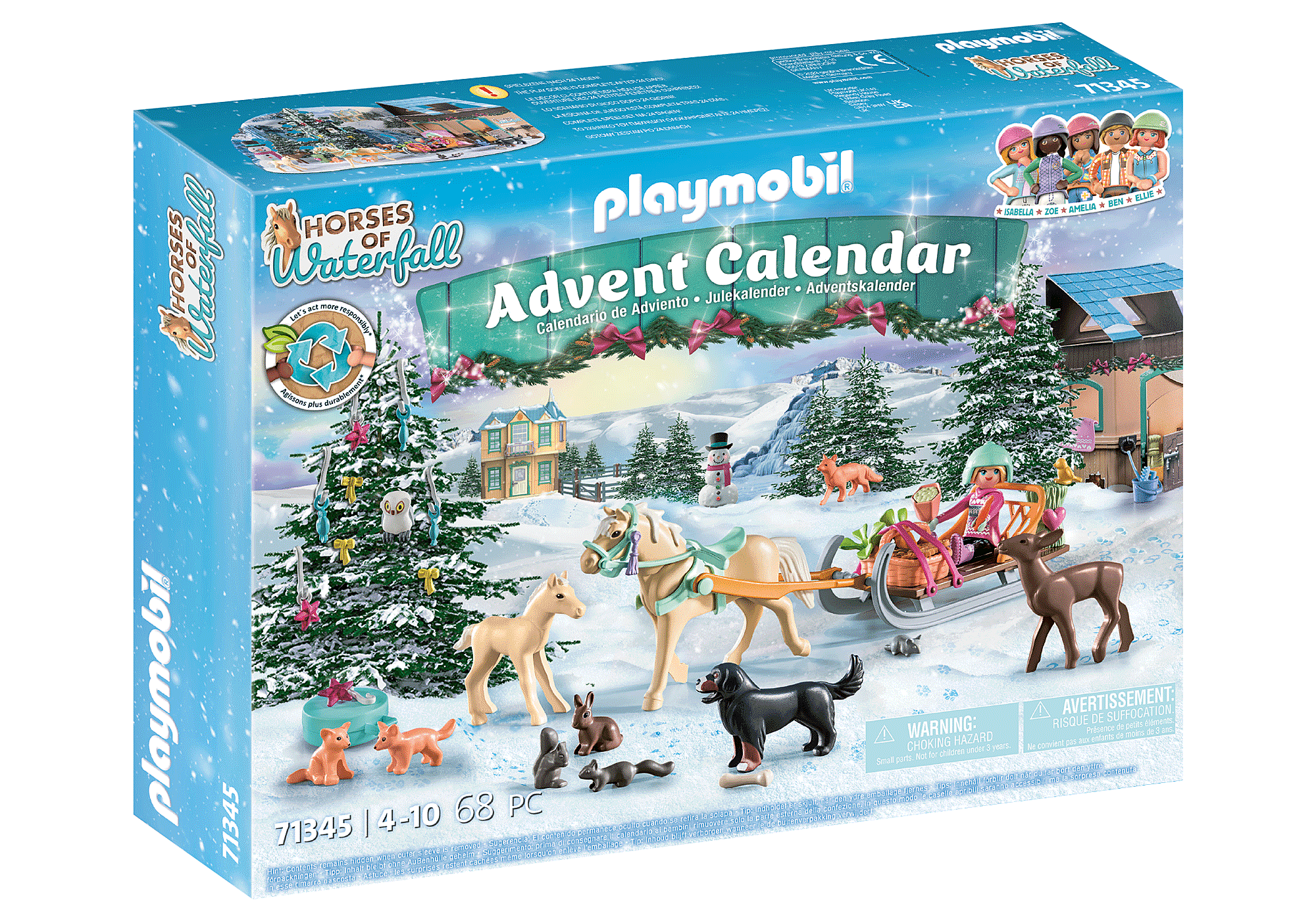 Playmobil Horses of Waterfall Toy Advent Calendar 