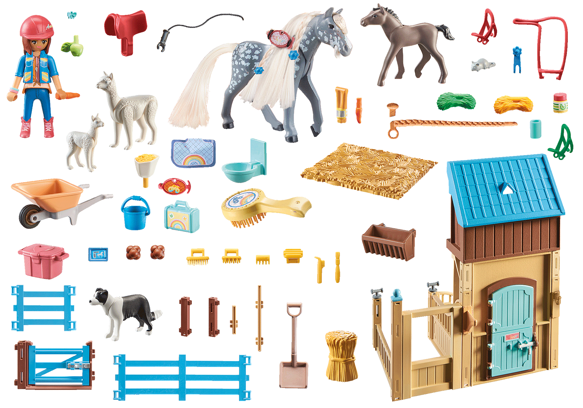 Amelia & Whisper avec box pour chevaux - 71353