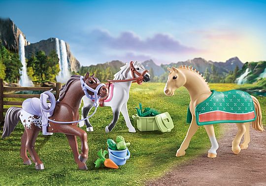 Three Horse Set: Morgan, Quarter Horse & Shagya Araber Three Horse Set: Morgan, Quarter Horse & Shagya Araber