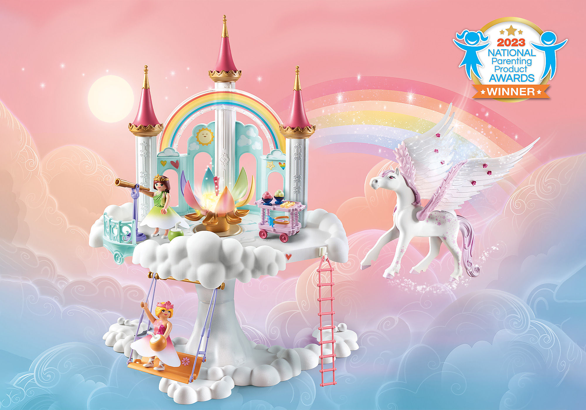 Playmobil Princess 5063 château de princesse avec Pegasus - Château fort  Playmobil