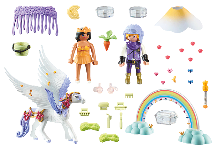 PLAYMOBIL Pegasus – Magische Abenteuer unter dem Regenbogen