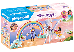Playmobil Magic 71002 neuf La calèche royale princesses cheval ailé et  licorne - Label Emmaüs
