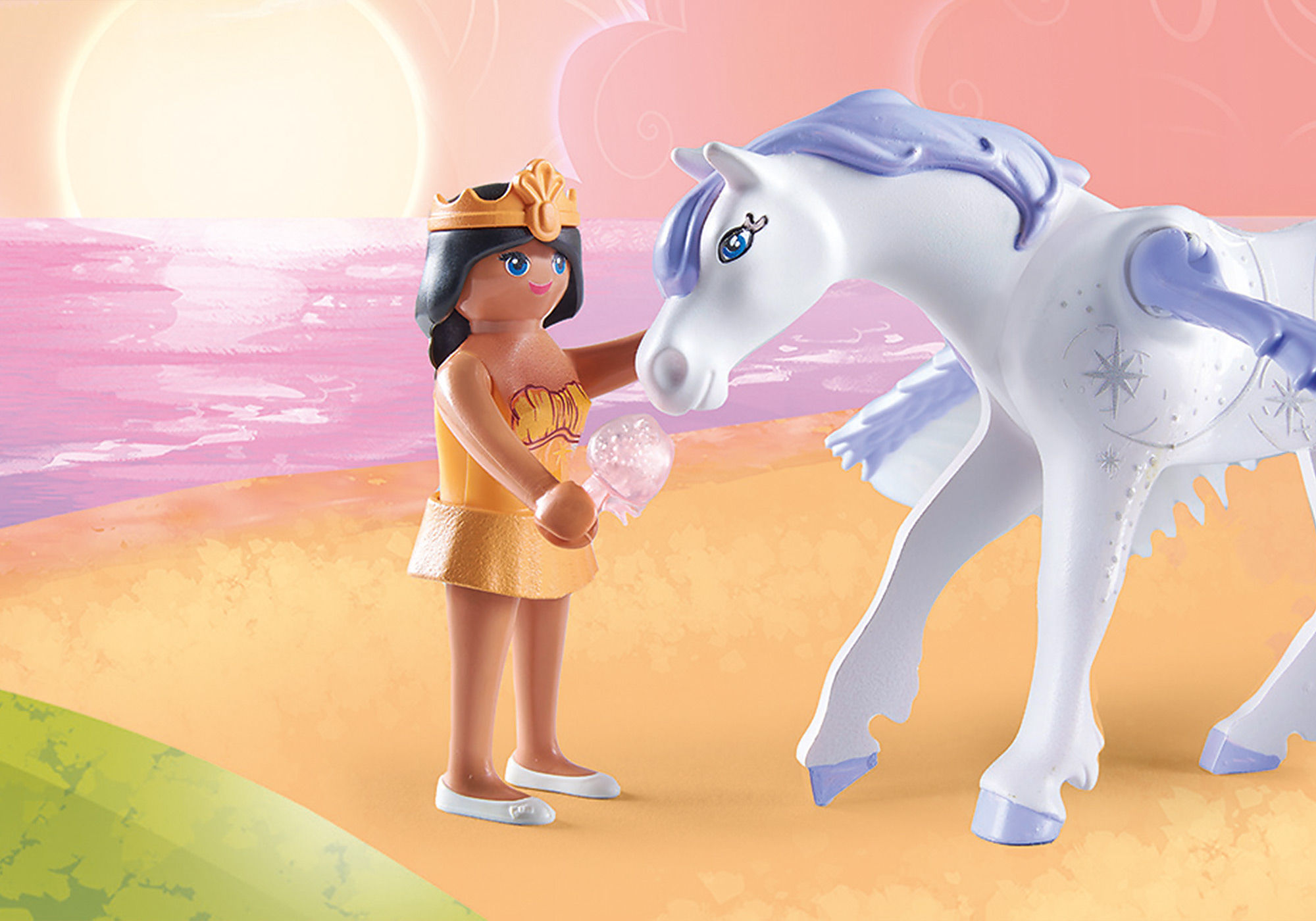Edition vokal Avl Pegasus with Rainbow in the Clouds - 71361 | PLAYMOBIL®