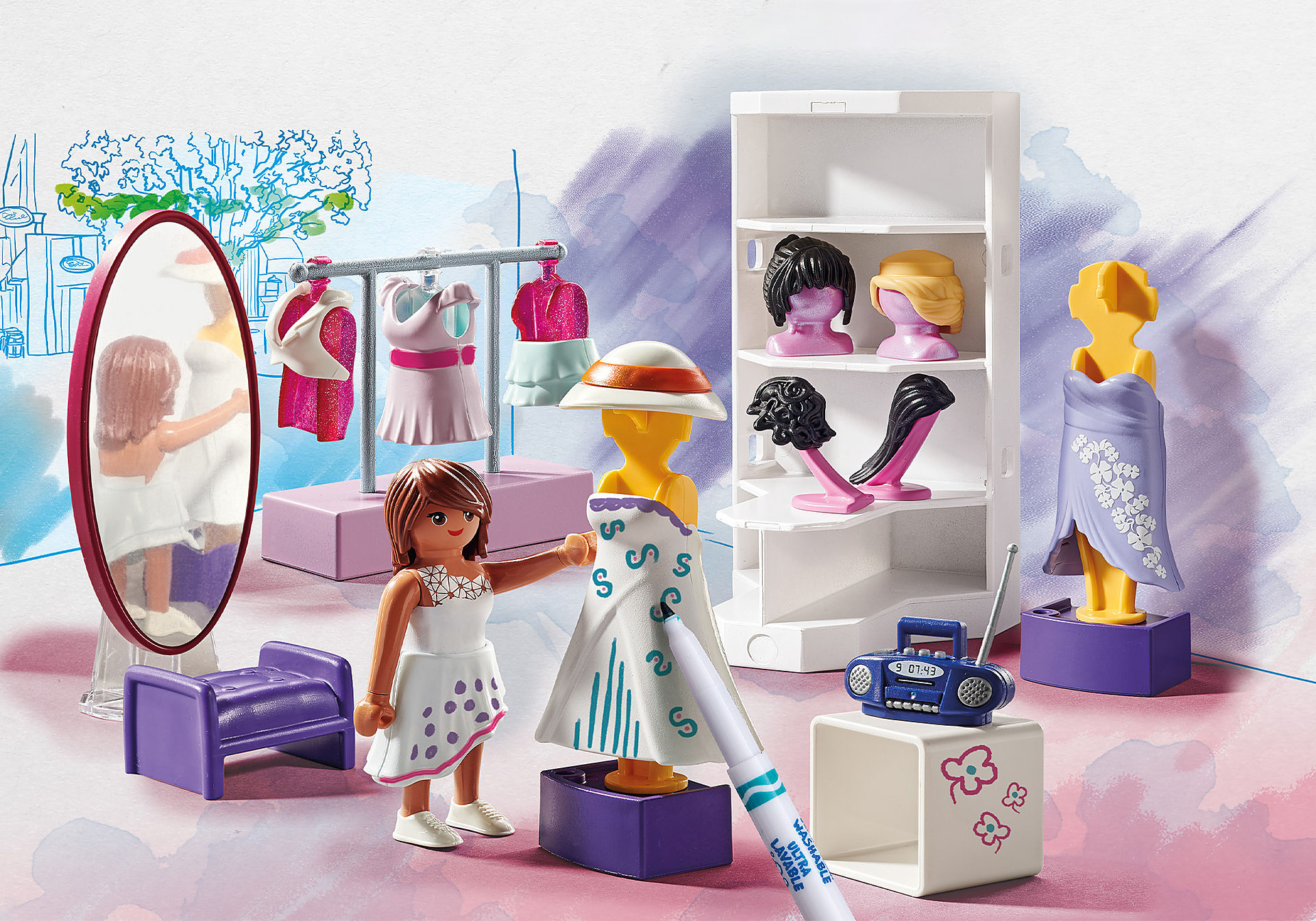 71373 PLAYMOBIL Color: Dressing Room zoom image1