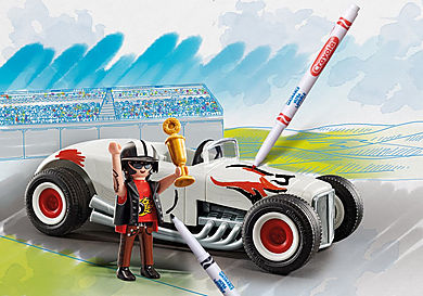 71376 PLAYMOBIL Color: Hot Rod