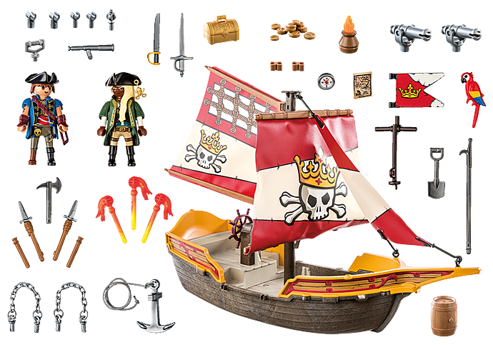 Embarca numa aventura com o barco pirata da PLAYMOBIL!