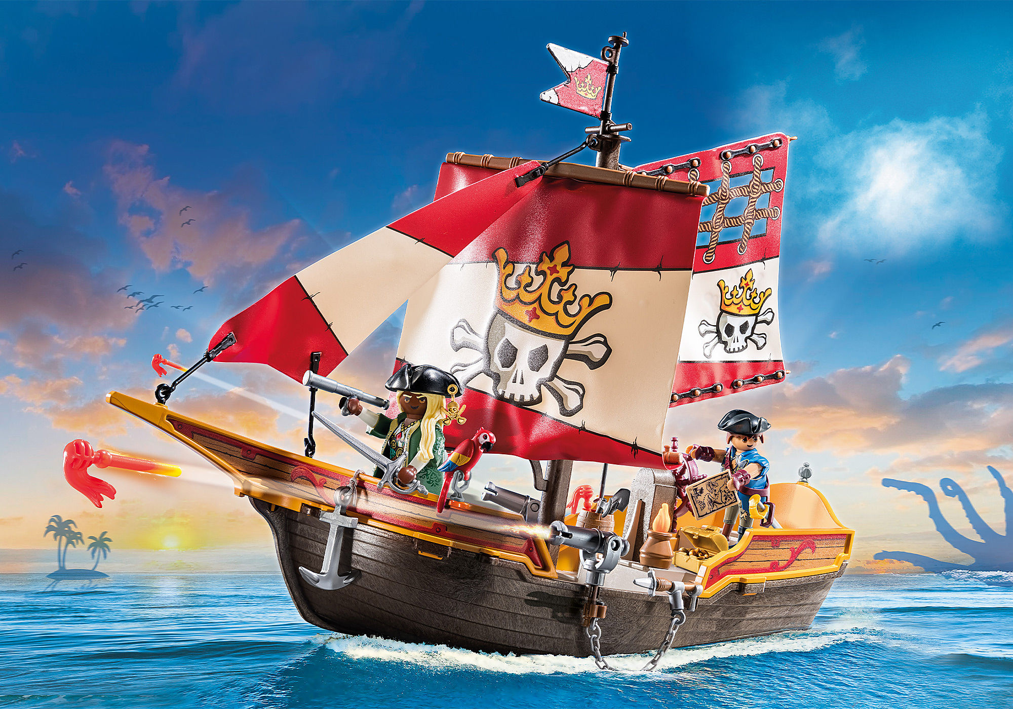 71254 - Playmobil Pirates - Starter Pack Pirate et barque Playmobil : King  Jouet, Playmobil Playmobil - Jeux d'imitation & Mondes imaginaires