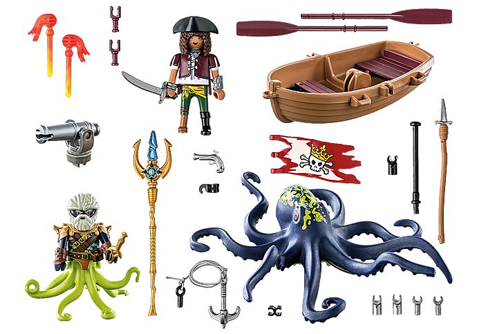 Battle the deep seas with the PLAYMOBIL Octopus