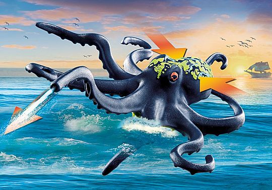 Battle against the Giant Octopus Battle against the Giant Octopus