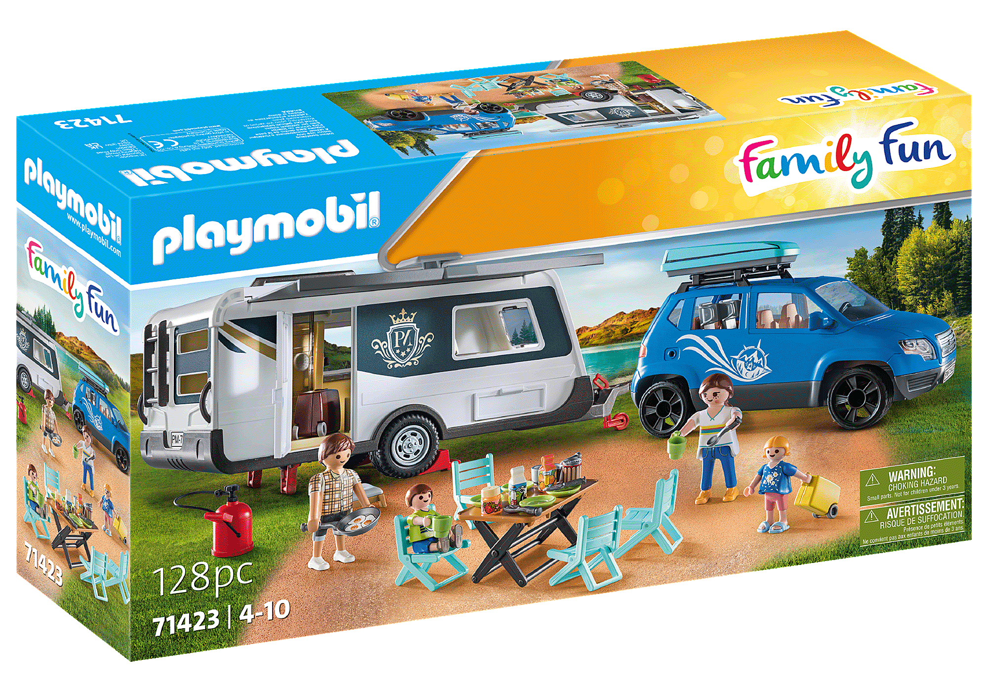 Caravane playmobil et ses accessoires - Playmobil - 5 ans