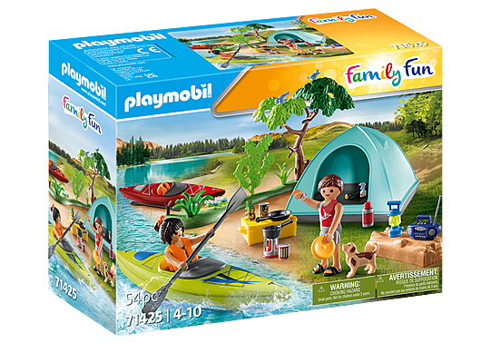 Playmobil Family Fun Camping con Hoguera