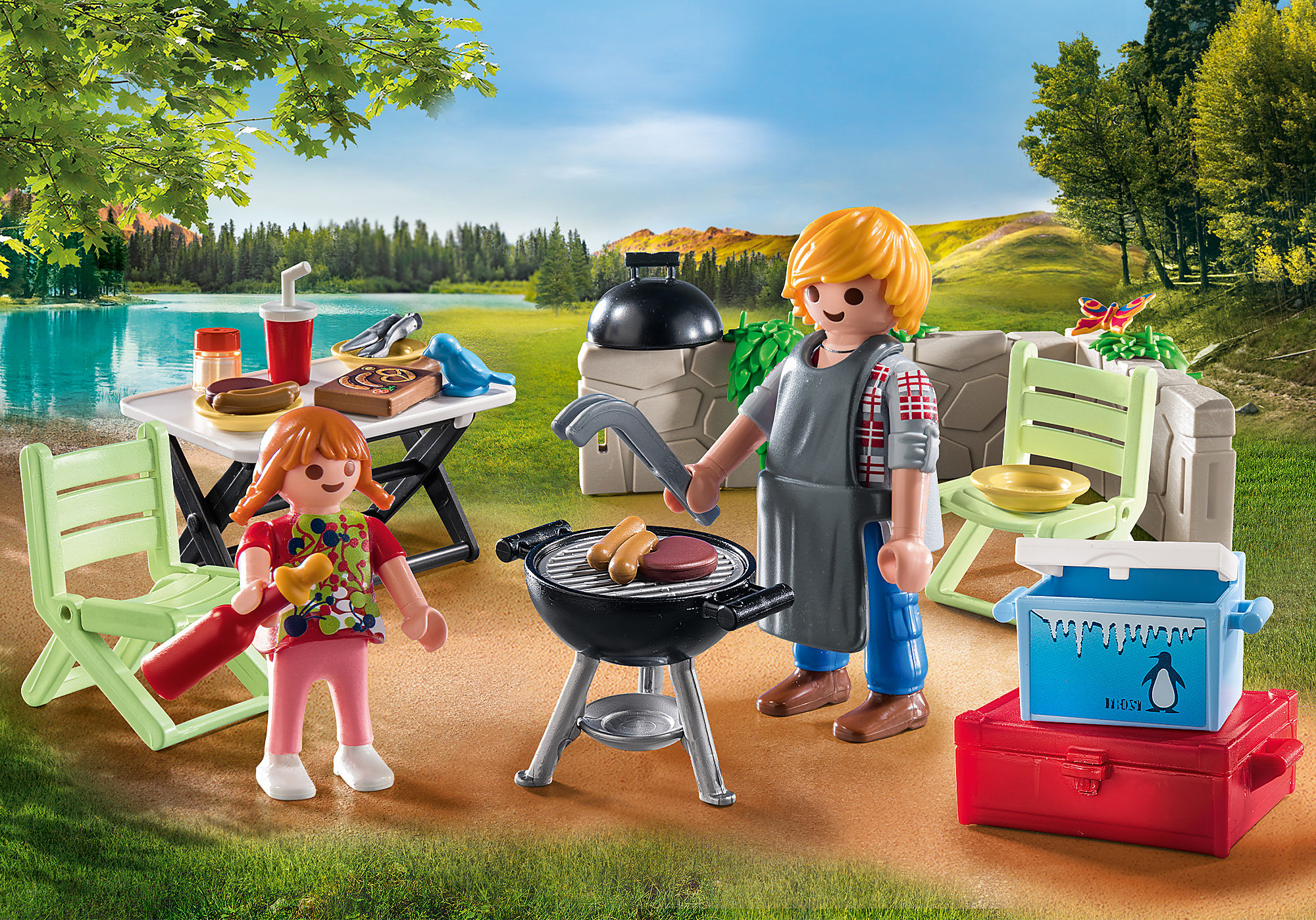 Playmobil Family Fun 71423 - Caravan with Car NEW - FREE SHIPPING