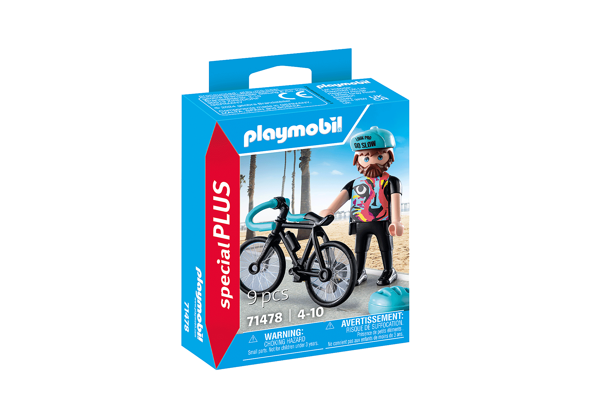 Playmo Info - Cycliste Playmobil Special Plus Réf. 71478