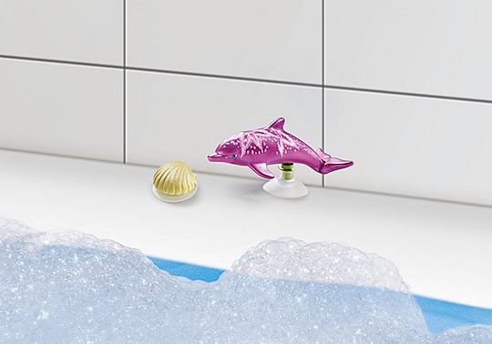 Meerjungfrau mit Delfinen Meerjungfrau mit Delfinen