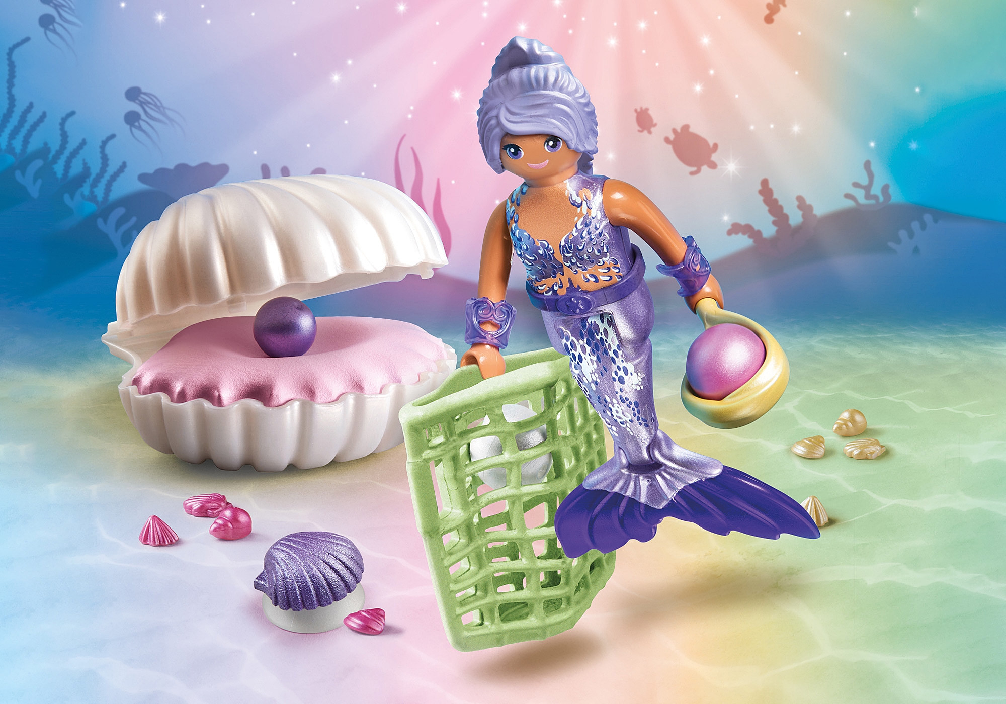 Mermaid with Pearl Seashell - 71502 | PLAYMOBIL®
