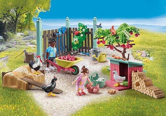 Kleine Hühnerfarm im Tiny Haus Garten Kleine Hühnerfarm im Tiny Haus Garten