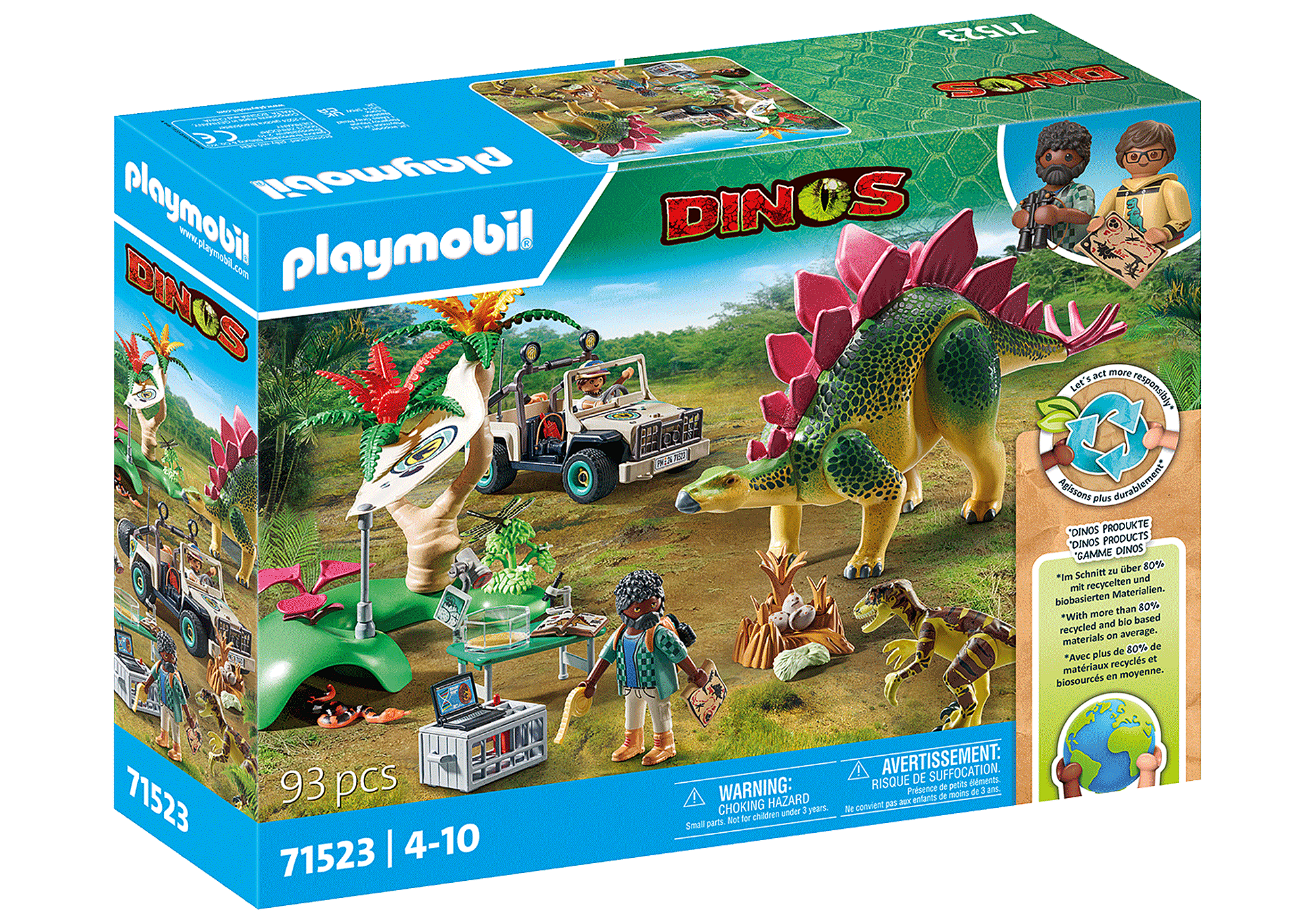 Playmobil estegosaurio top