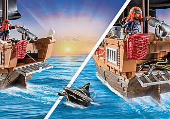 Repleto de funciones de temática pirata