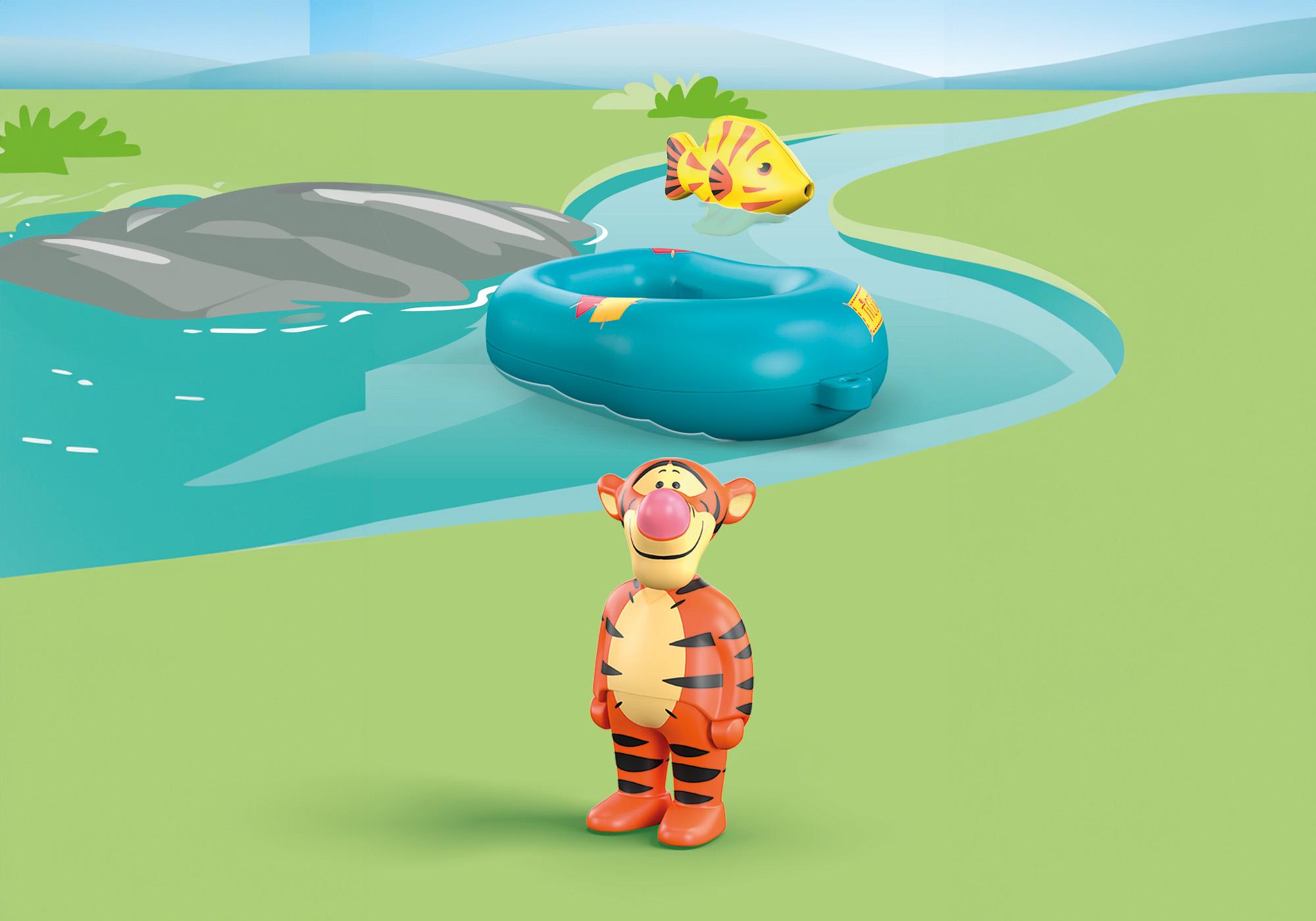 PLAYMOBIL JUNIOR Disney Tiggers Schlauchbootfahrt