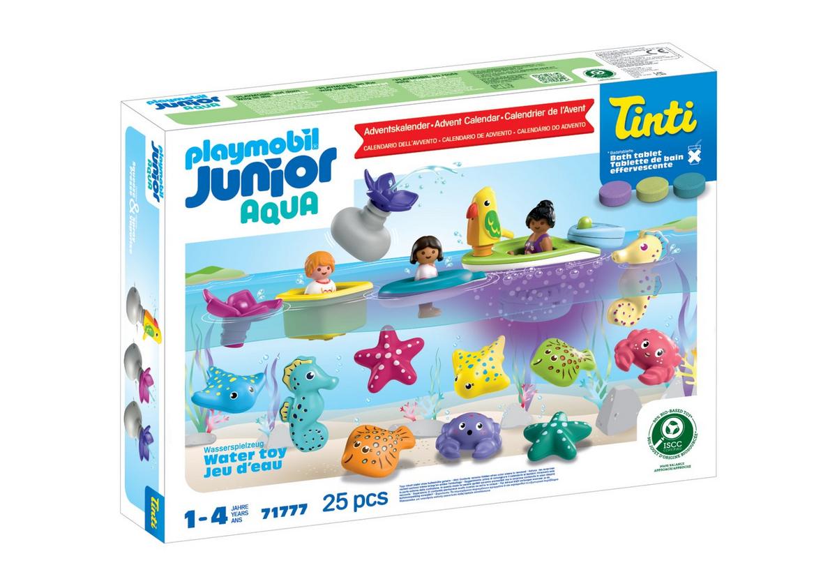 Playmobil Junior & Tinti Bath 2025, Playmobil advent calendar