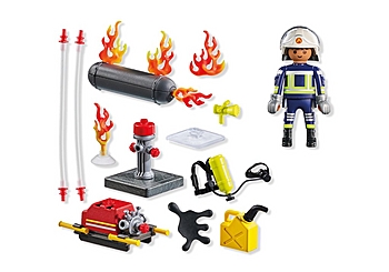 Comparte emociones con bombero de PLAYMOBIL