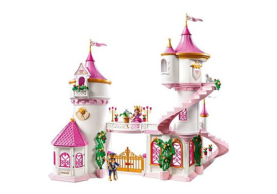 Prinzessinnenschloss mit Königspaar Prinzessinnenschloss mit Königspaar
