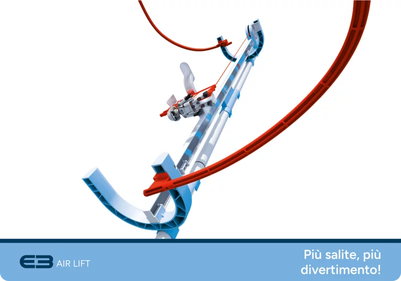 Panoramica dei prodotti SKY TRAILS con Air Lift e altri set di espansione per bambini dai 7 anni in su.