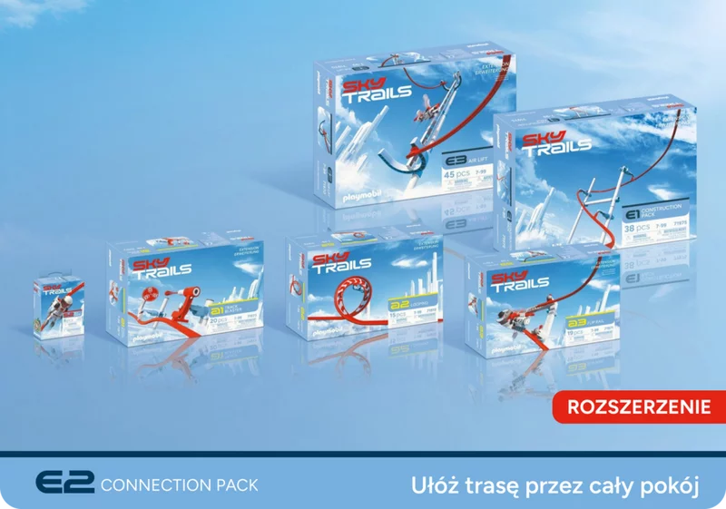 Otwieranie opakowania Sky Trails penego elementów - chopiec odkrywa kosmiczny zestaw konstrukcyjny dla dzieci od 7 lat