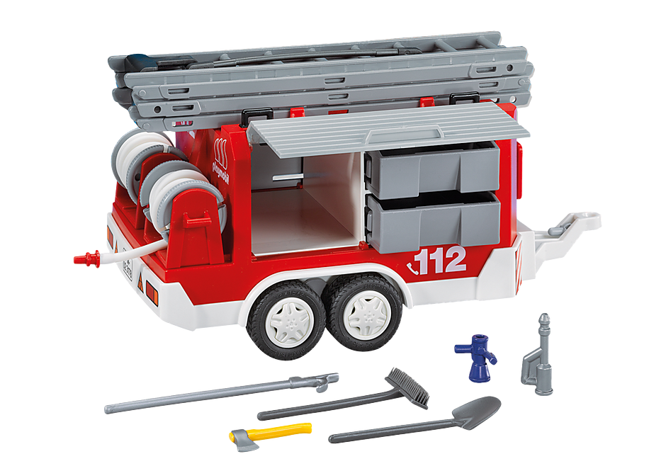 7485 Feuerwehr-Anhänger detail image 1