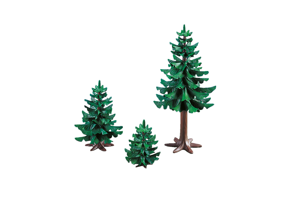 Playmobil Christmas series brand new 3 pine trees in package 7725 toy 187 