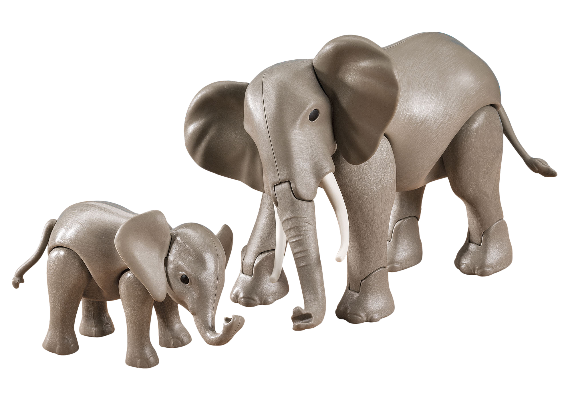 1 Large and 1 Small Elephant - 7995 - PLAYMOBIL® USA