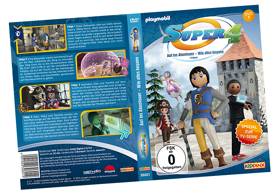 80476 DVD 1 Super4: Auf ins Abenteuer - Wie alles begann detail image 1