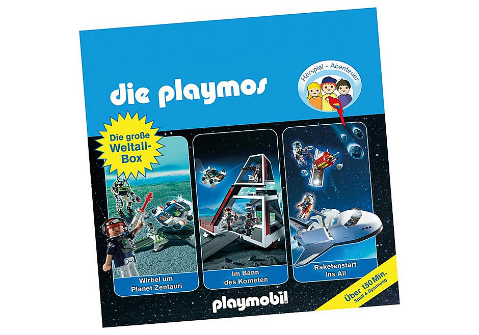 80654 Die Playmos - Hörspiel-Box Weltall (3 CDs) detail image 1