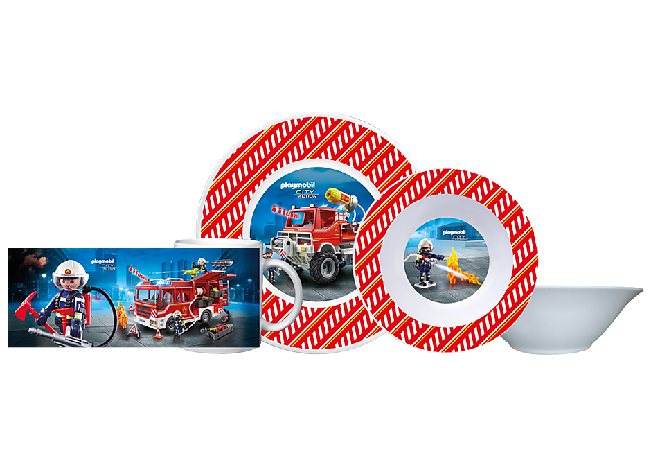 80711 Playmobil Frühstücksset Feuerwehr detail image 1