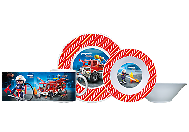 80711 Playmobil Frühstücksset Feuerwehr