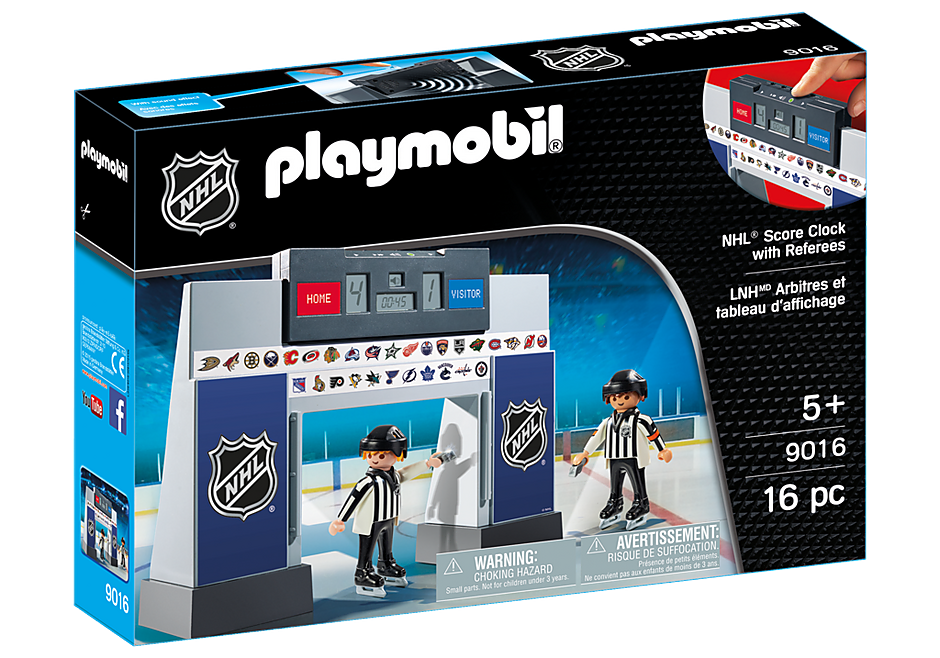 9016 NHL® Score Clock  with 2 Referees detail image 2