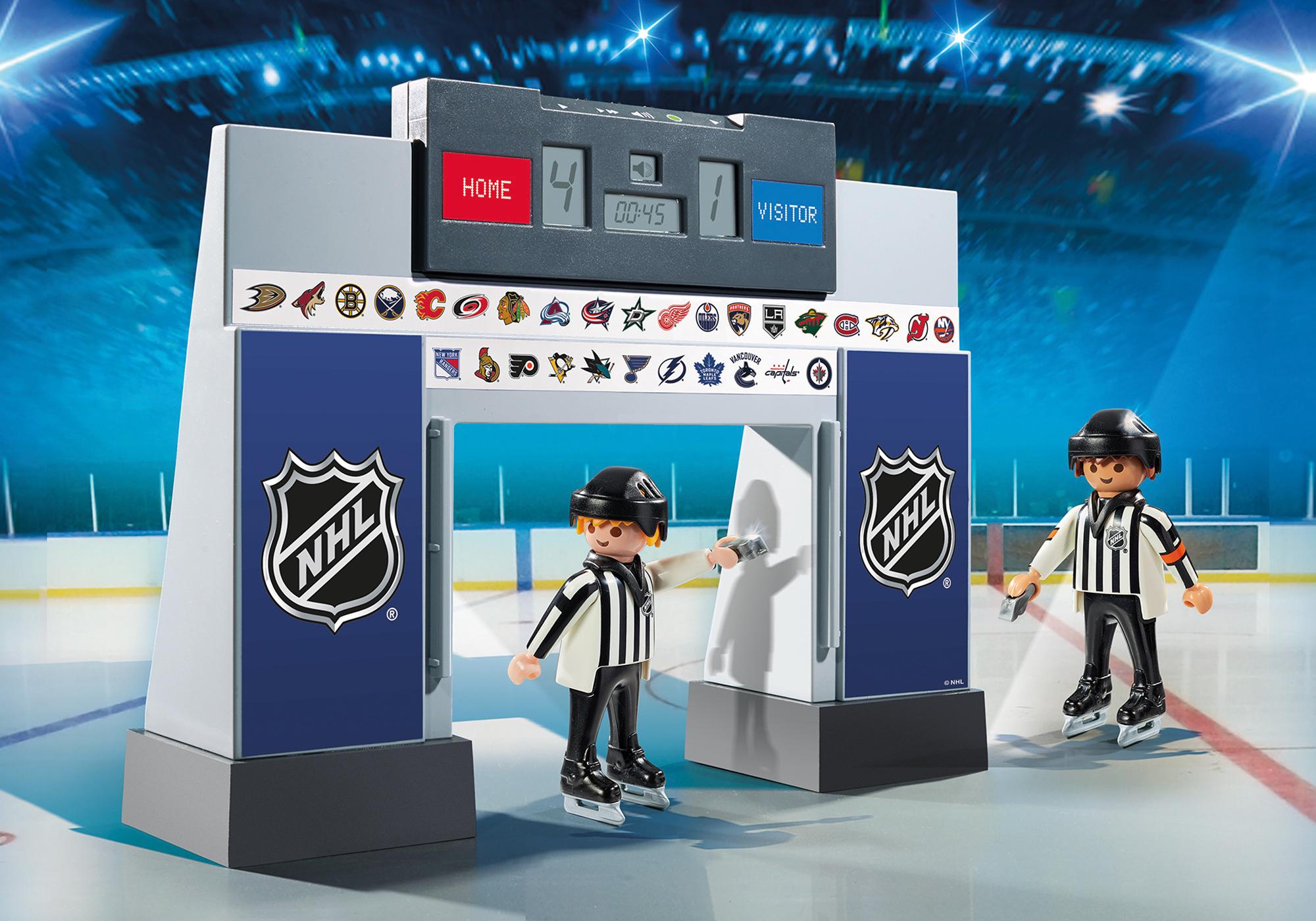 playmobil nhl locker room play box