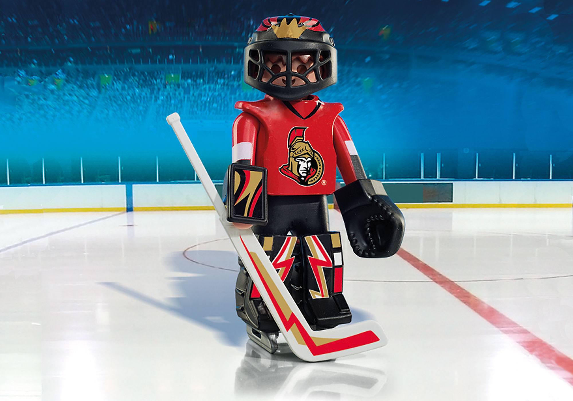 Playmobil NHL Ottawa Senators Goalie Player Figure 9018, 1 Unit - Metro  Market