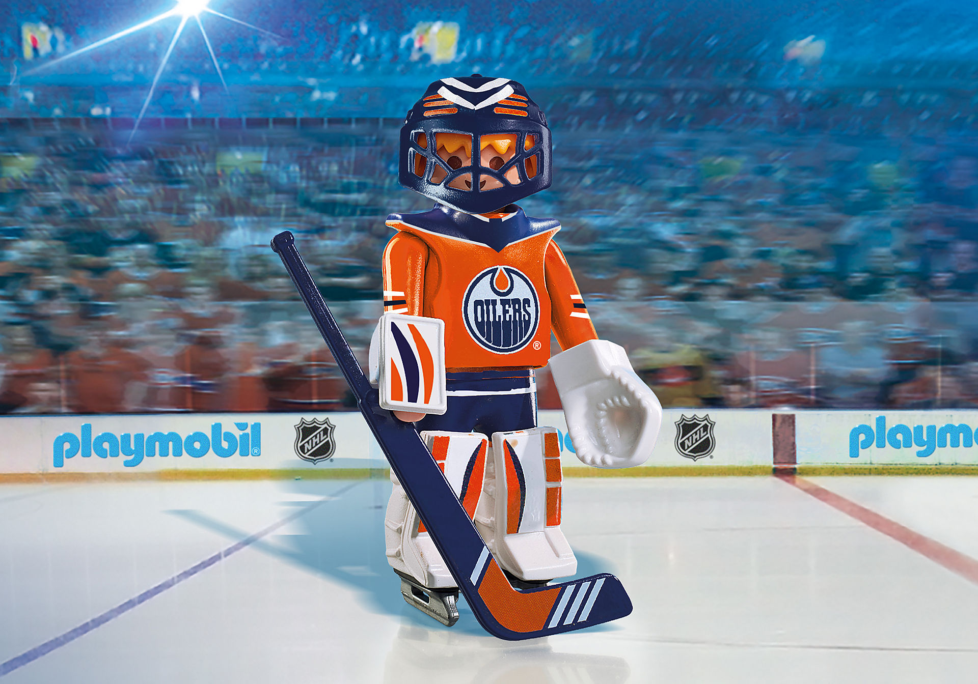 Nhl Edmonton Oilers Goalie 9022 Playmobil Usa