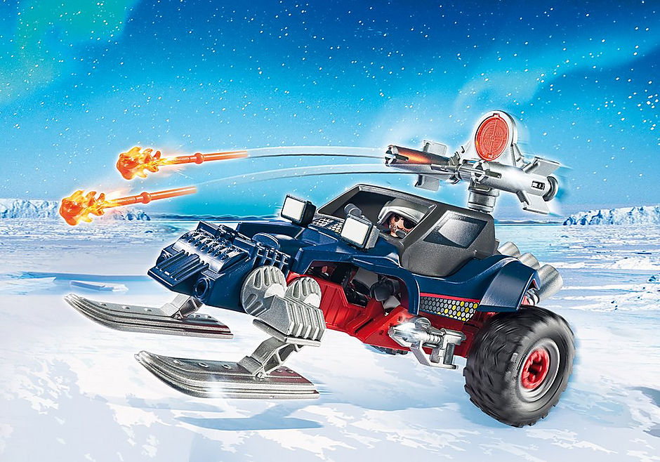 9058 Ice Pirate with Snowmobile detail image 1