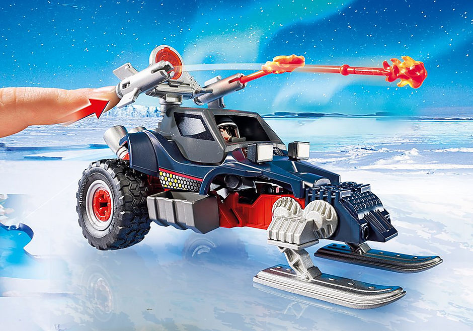9058 Ice Pirate with Snowmobile detail image 6