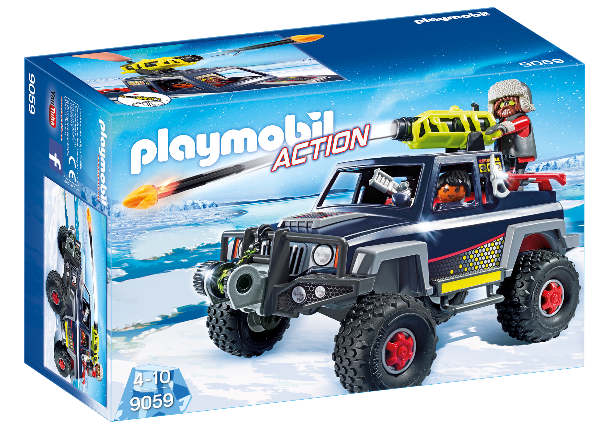 playmobil ice pirates with snow truck