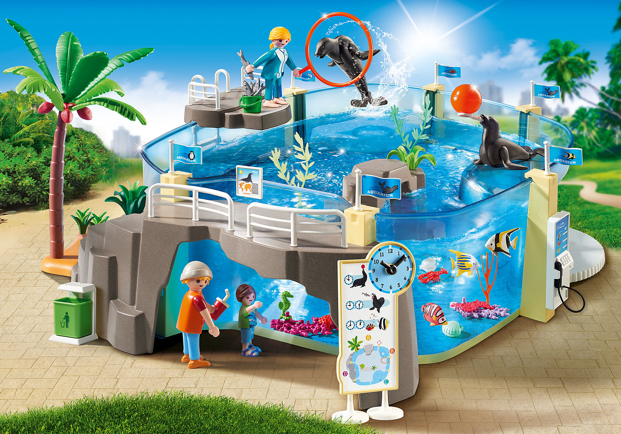 Playmobil amusant en famille zoo pour animaux de compagnie —  nauticamilanonline