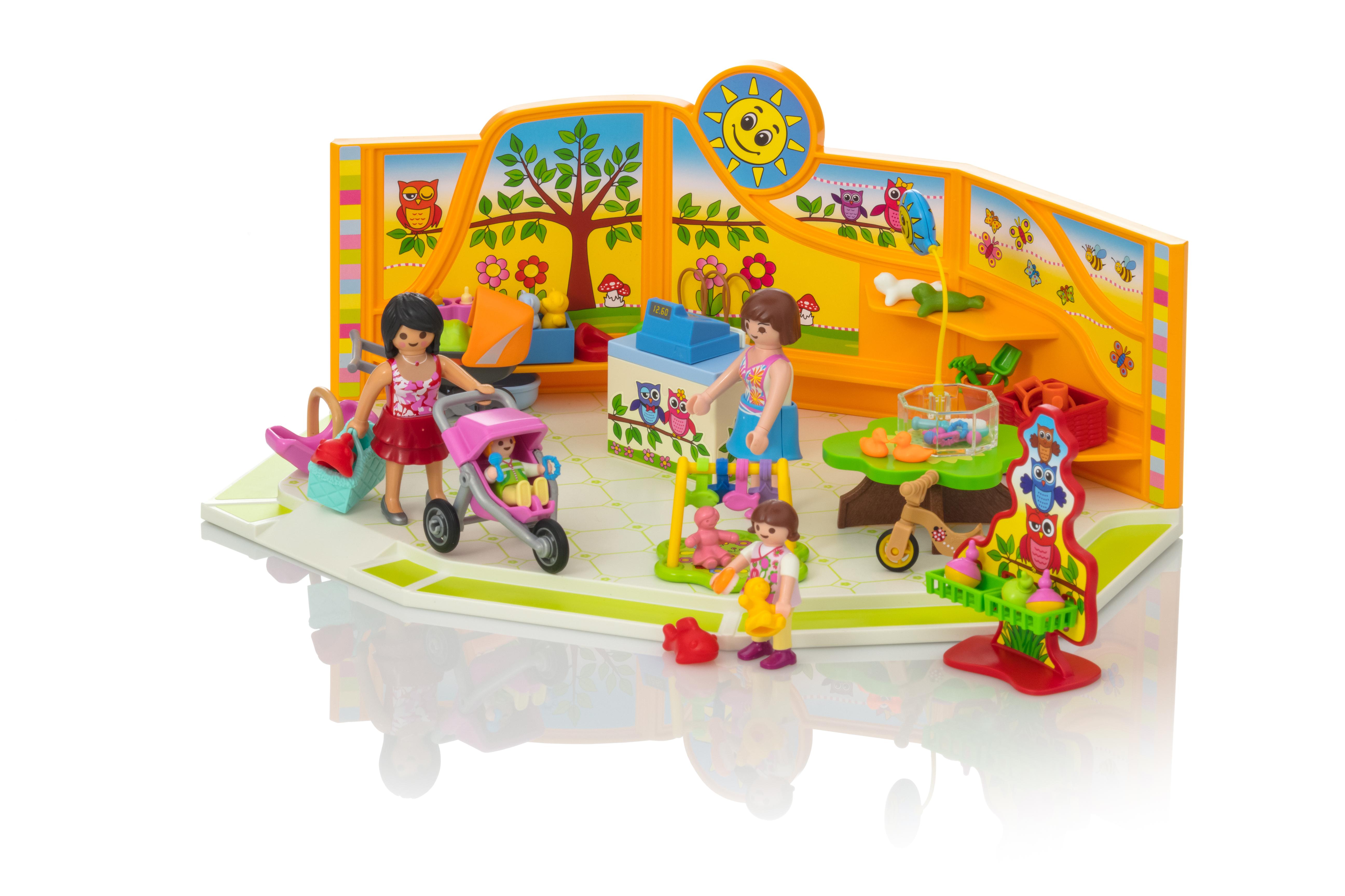 playmobil tienda bebes