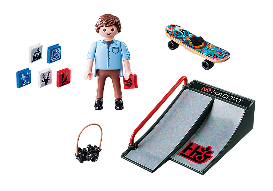 Skateur Avec Rampe 9094 Skateur Avec Rampe 9094