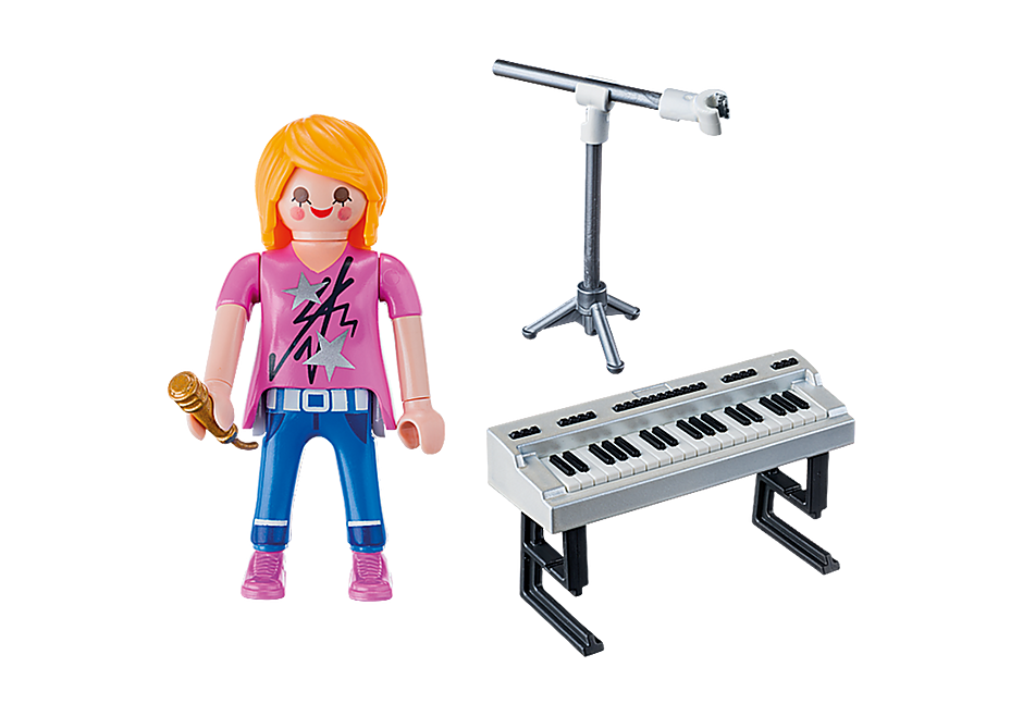 9095 Singer with Keyboard detail image 4