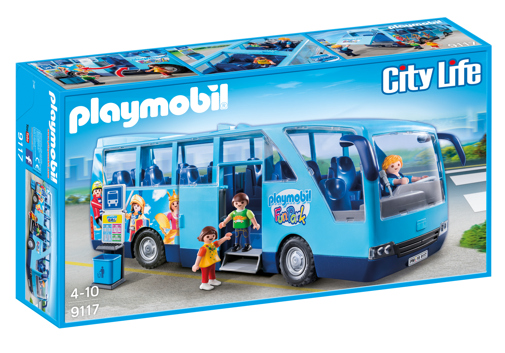 playmobil school bus playset